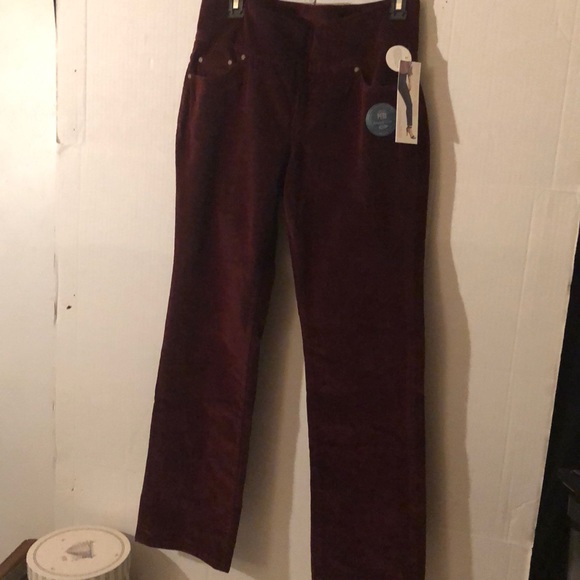 COPY - NWT Jag wine high waisted straight leg pants # 10P - Picture 5 of 8